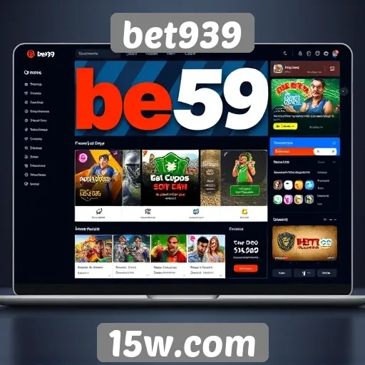 Interface e experiência do usuário no site bet939
